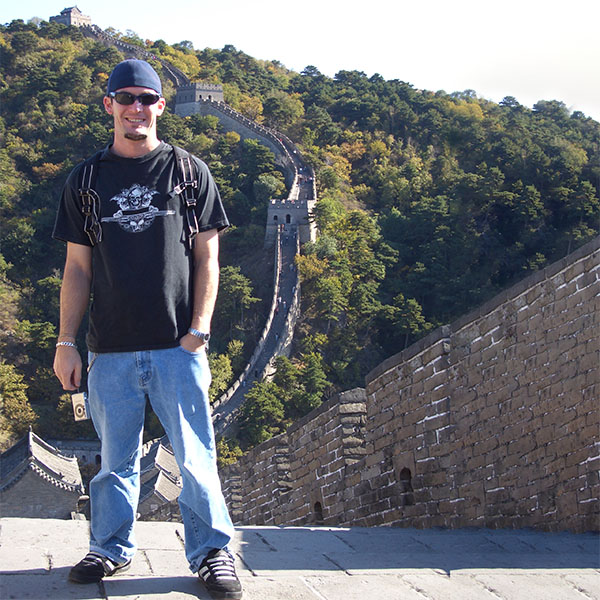 Your old pal Jefe at the Great Wall