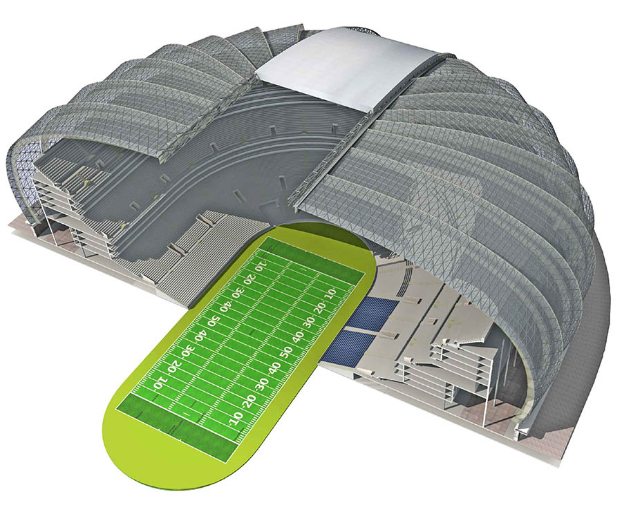 L.A. Stadium – Cutout