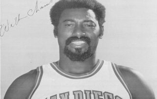 Wilt Chamberlain with with the ABA San Diego Conquistadors