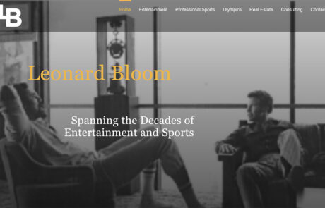 Dr. Leonard Bloom Personal Website